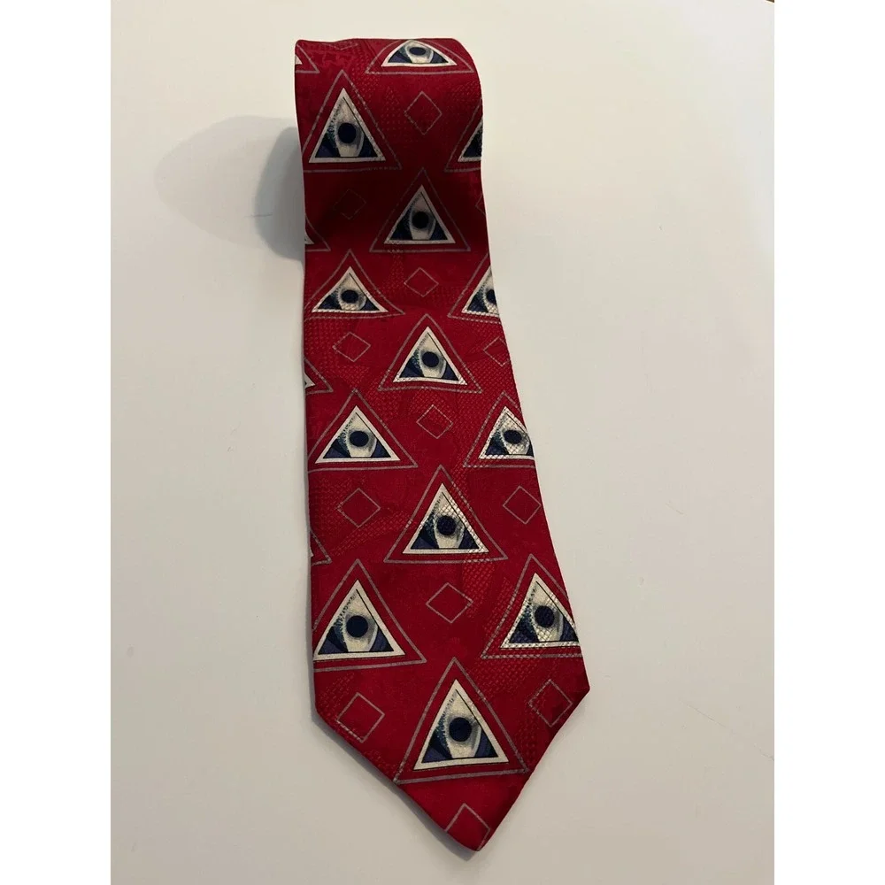 Robert Talbott Neck‎ Tie Best of Class Geometric Triangle Mens Silk Claymore